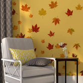 Runtoo Decalplanet maple leaf wall stickers set of 52 leaves for seasonal décor
