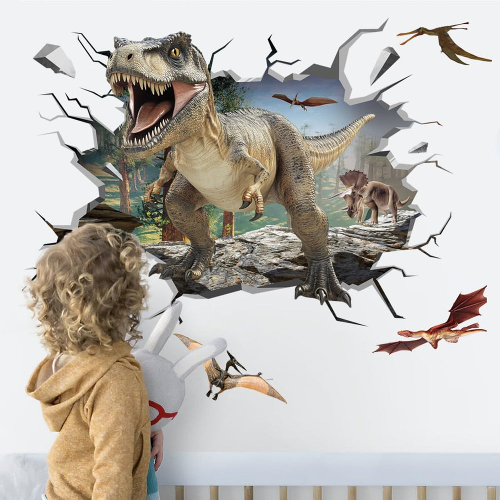 Runtoo Tyrannosaurus wall decal for bold kids' room decor and imaginative play
