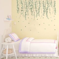 Runtoo green plants wall stickers brighten living spaces naturally