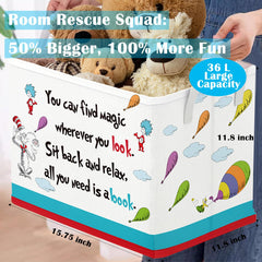 Runtoo Read Book Bin serves as a sturdy buddy for playtime and learning