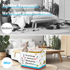Runtoo Read Book Bin with waterproof liner for versatile use near water