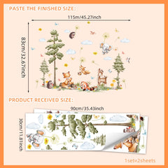Runtoo butterfly and bird decal brings color and nature vibes to walls