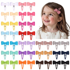 Ruyaa hair clips showcase the 40-piece set for versatile outfits on kids