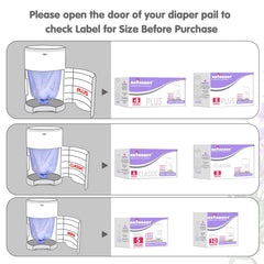 Lavender-scented liner helps neutralize odors in the nursery