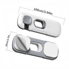 Ruzofo adhesive fridge lock with 3M VHB holds firmly on smooth surfaces.