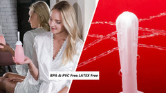 RVDKBULB BPA and PVC free douche bottle for safe, reusable use.