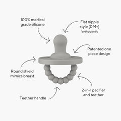 Ryan & Rose Cutie PAT Stage 2 pacifier teether for teething relief