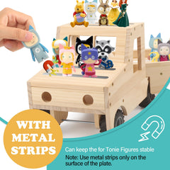 RZYLKA Tonies 1-2 player compatible shelf keeps Tonie Box and characters organized