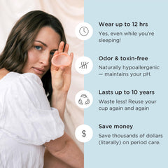 Saalt disc with finger notch for mess-free removal.