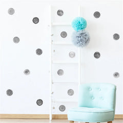 Sacinora childrens room decor dots brighten nursery walls
