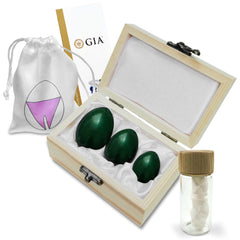 Sacred Weapon Yoni egg small with string for mindful kegel practice