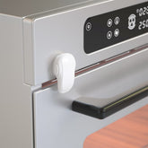 SAFELON baby oven lock front view shows double-button safety for kids