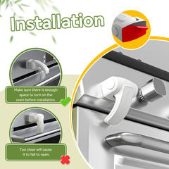 SAFELON no-screws-needed design preserves oven surface.