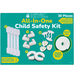 SafeNest All-in-One 30pc kit box packaging ready for gifting.