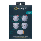 Safety 1st Adhesive Magnetic Lock System front view concealing cabinets for child safety