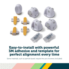 Safety 1st installation template ensures perfect alignment during setup