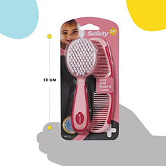 Safety 1st Easy Grip Comb dual-density teeth eases detangling through wet or dry hair