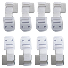 Safety 1st Furniture Wall Straps anchor a bureau to the wall to prevent tipping.