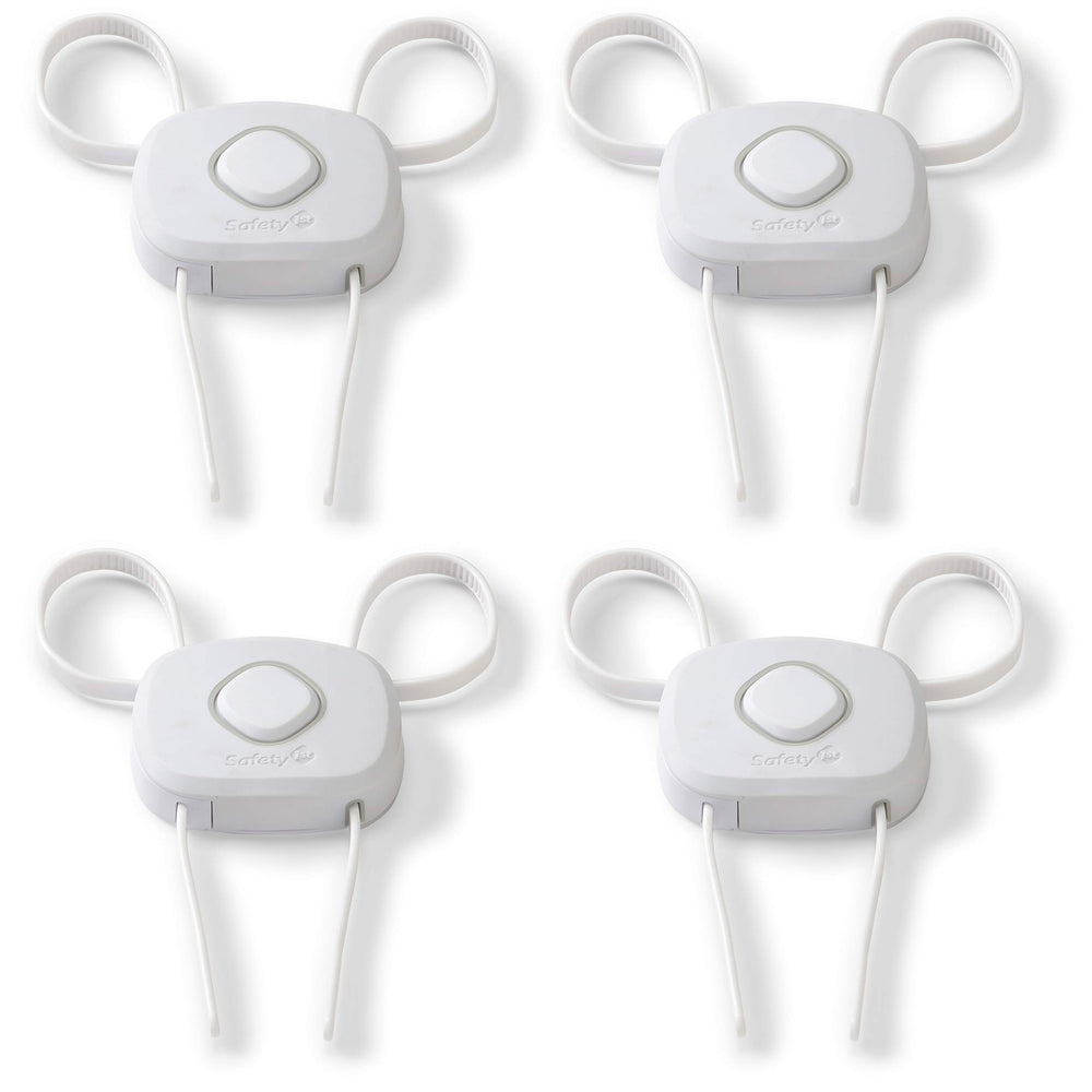 Safety 1st OutSmart Flex Lock decoy button deters toddler probing with no effect