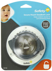 Safety 1st Secure Mount Deadbolt Lock installation view with no drilling required