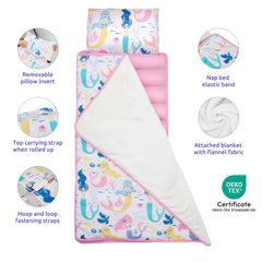 Safotad nap mat blanket detail highlighting warmth and comfort