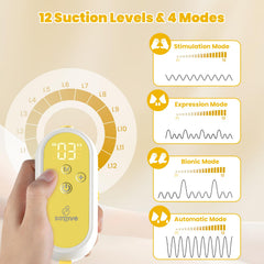Saglve ABP-1308 separate motor and bottle design boosts milk collection capacity