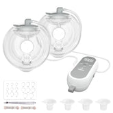Saglve ABP-1308 wearable pump in bra conceals pumping while on the go