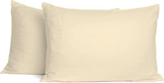 SAHARBEDDINGS zipper closeup shows secure closure for easy pillow insertion.
