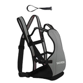 Saicheek toddler travel seat on suitcase for easy family travel.