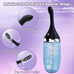SAITONG Anal Douche anti-backflow valves help minimize backflow risk.