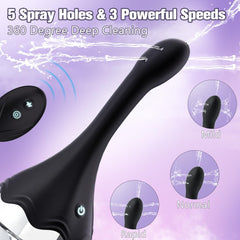 SAITONG Anal Douche offers three speeds for customizable cleansing sessions.
