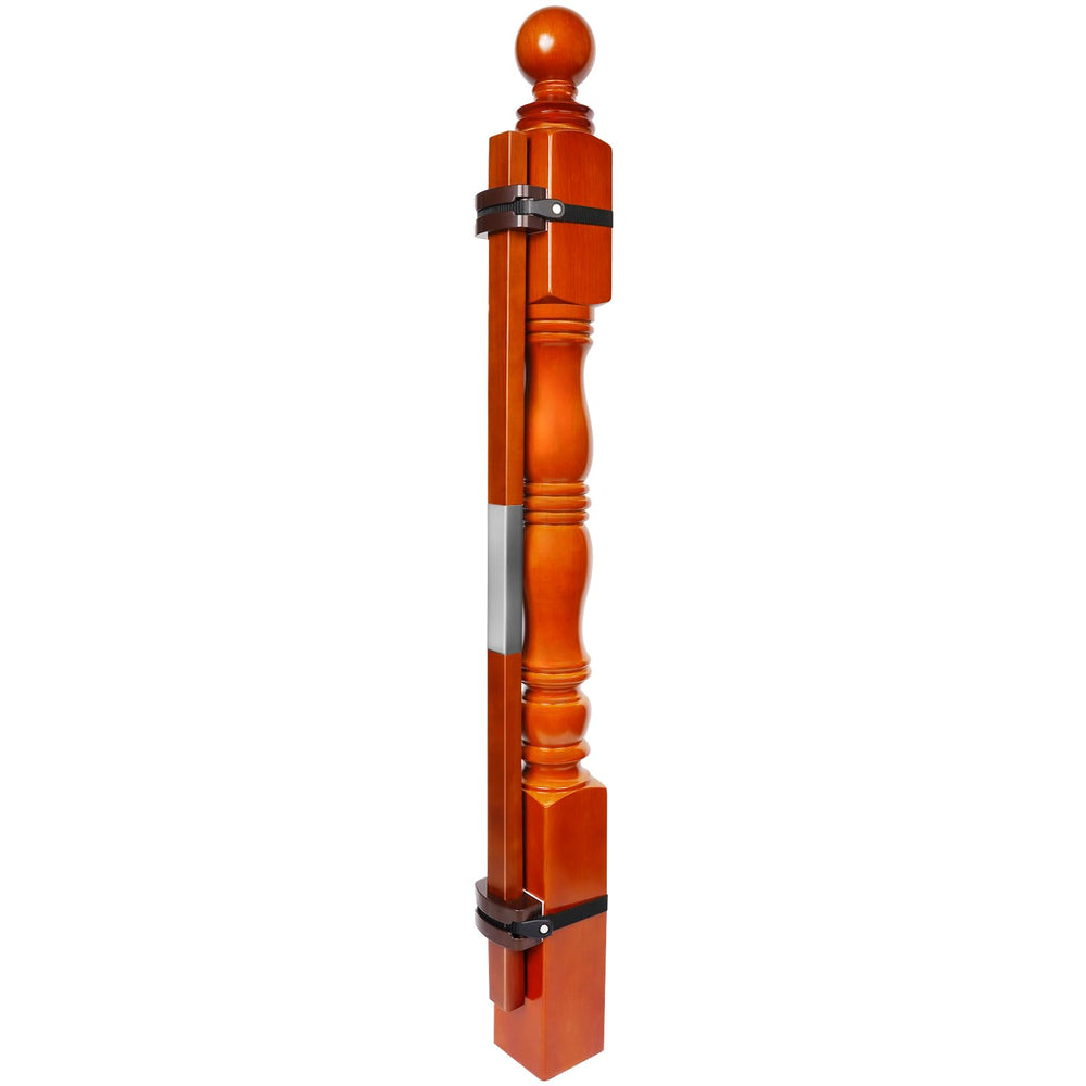 Salcod Banister Gate Mounting Kit side view shows secure installation between rails