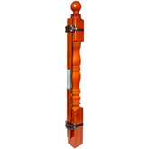 Salcod Banister Gate Mounting Kit side view shows secure installation between rails