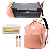 SALIFA diaper bag with changing station; the portable changing surface makes quick diaper changes on the go.