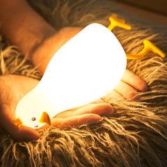 SALUOKE cute duck night light in nursery adds soft ambience