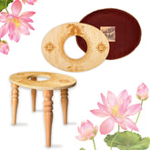 Sama Handcraft seat yoni gold for elegant at-home rituals
