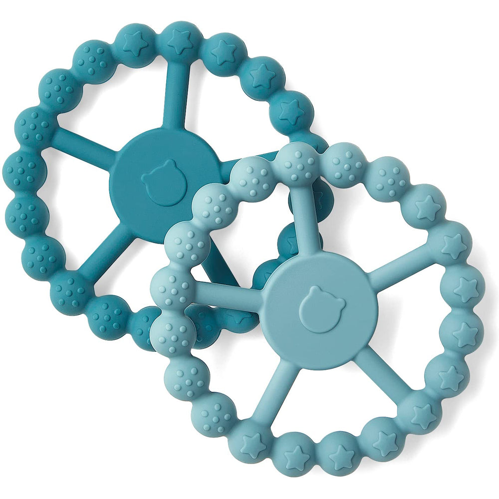SAMiGO Ring Baby Teether front view for gentle gum relief and engagement.