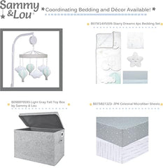 Sammy & Lou Brahms lullaby plays as the mobile rotates softly.