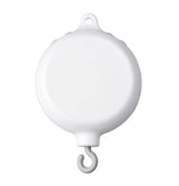 SAMYO baby musical mobile on crib with gentle rotation for soothing bedtime.