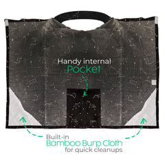 San Francisco Baby nursing cover with 360-degree coverage for discreet feeding.