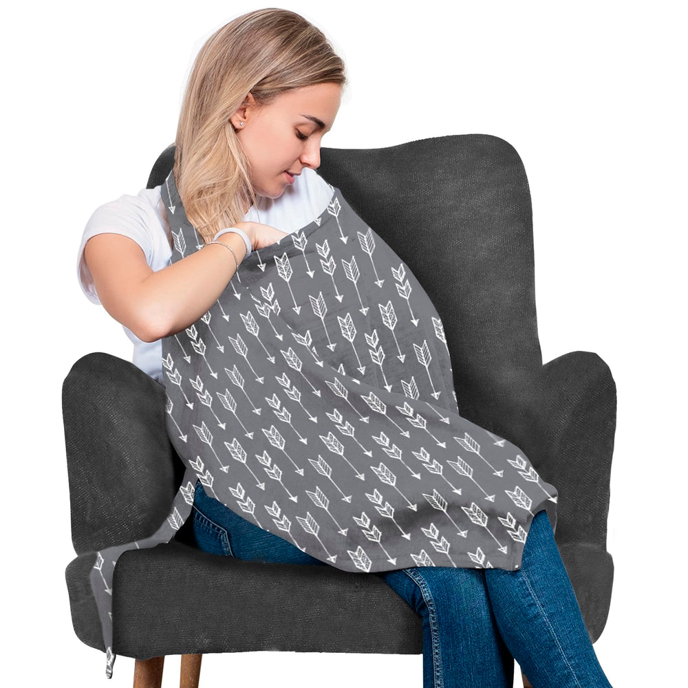 San Francisco Baby nursing cover in breathable fabric for comfortable feeding privacy.