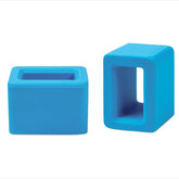Sandhill Tools buckle holder blue front view improves easy buckling access