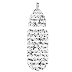Sanghing Music Note swaddle blanket snug wrap with soft elastic fabric