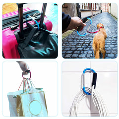 Sansheng aluminum alloy carabiner clip, lightweight and sturdy.