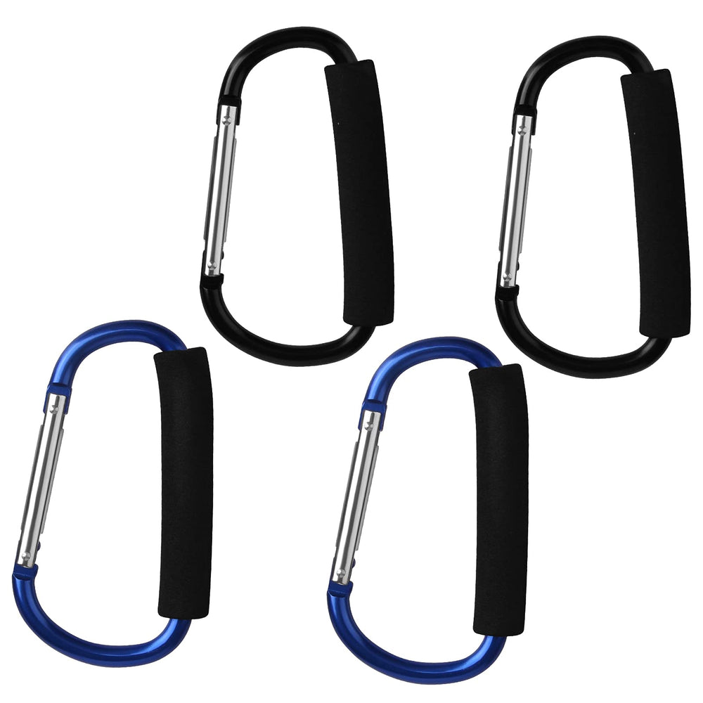 Sansheng large carabiner clip black for hands-free bag carry