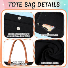 Sanwuta necessities bag top-open for easy reach
