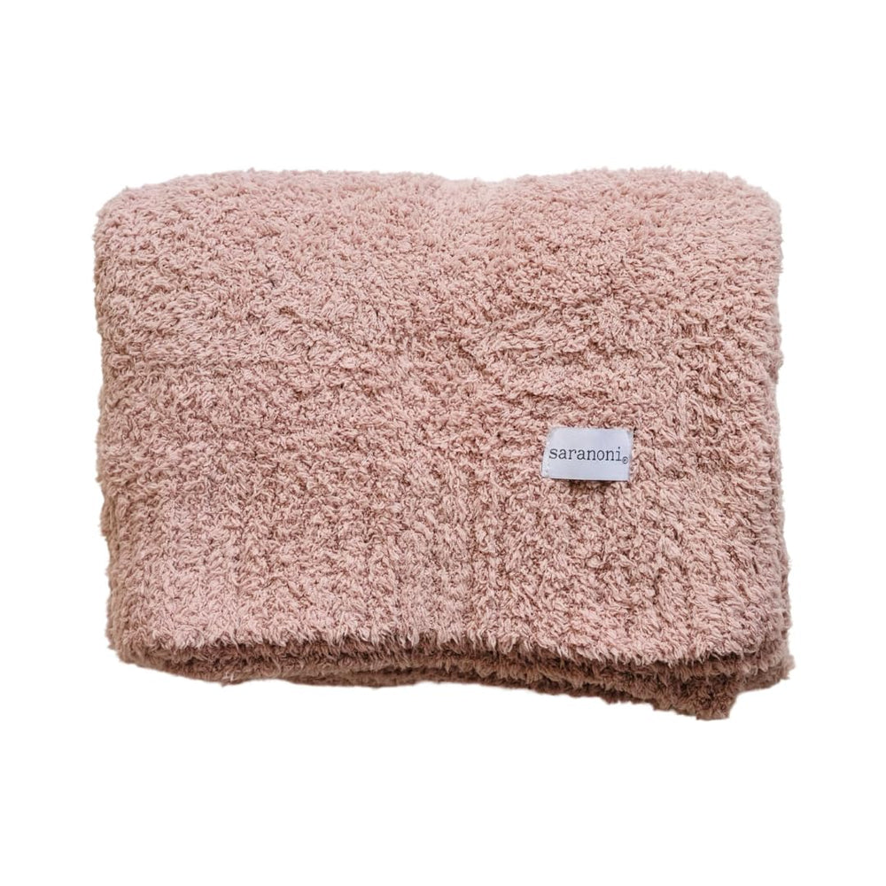 SARANONI Bamboni blanket soft texture for cozy evenings and snuggle time.