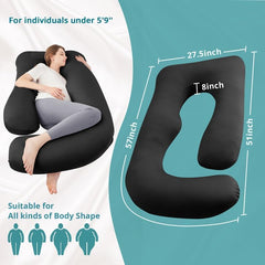 Sasttie pillow wraps around the body for continuous comfort during sleep.