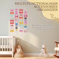 SATINIOR 10-piece cord system keeps scrunchies accessible and untangled