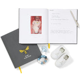 Savor memory book cover with linen texture for premium keepsake.